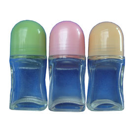 Garrafas vazias do rolo do óleo essencial, 15 - rolo 50ml de vidro claro geado cosmético em garrafas