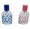Frise o tipo garrafas de vidro da água de Colônia dos homens, garrafa de perfume recarregável de 30ml 50ml