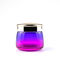 Forme aos frascos de vidro 100ml 3OZ do creme recipientes redondos lisos da cara de corpo dos cuidados com a pele