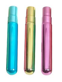 O tubo de vidro UV recarregável engarrafa garrafas vazias do Attar de 5ml 8ml 10ml com o atomizador UV do tampão