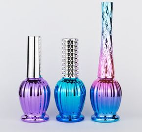 10 garrafas de vidro coloridas 15 Ml do verniz para as unhas para garrafas UV da colagem do gel do verniz para as unhas