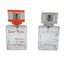 O ISO de vidro ambarino 14000 da forma do quadrado das garrafas de perfume 30ml da impressão de seda aprovou