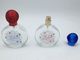 Garrafas de perfume de vidro do gato 30ml da cereja/atomizadores decorativos do perfume arte grossa pesada